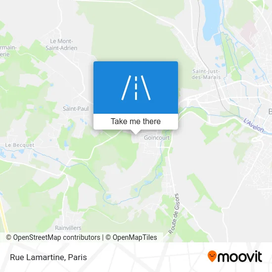 Rue Lamartine map