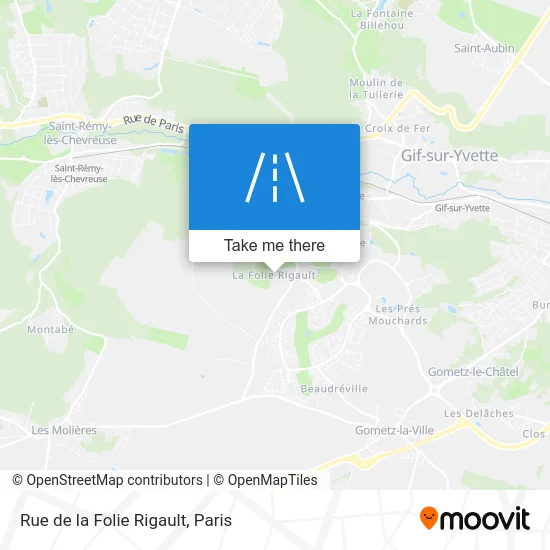 Rue de la Folie Rigault map