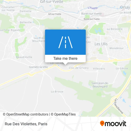 Rue Des Violettes map