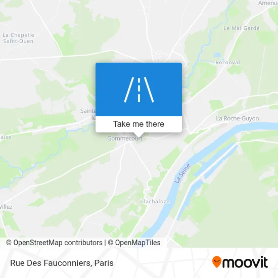 Rue Des Fauconniers map