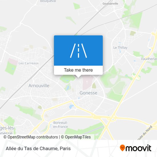 Allée du Tas de Chaume map
