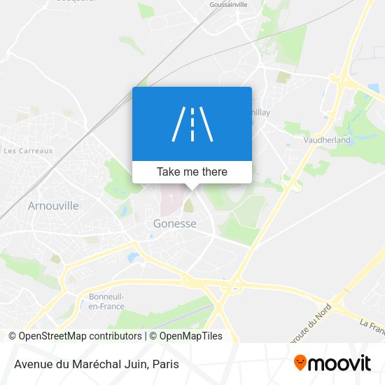 Avenue du Maréchal Juin map