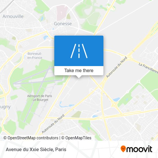 Avenue du Xxie Siècle map
