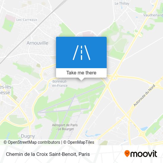 Chemin de la Croix Saint-Benoit map