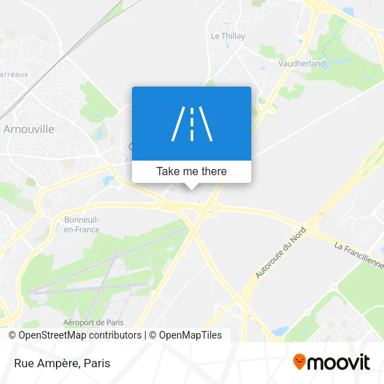 Rue Ampère map