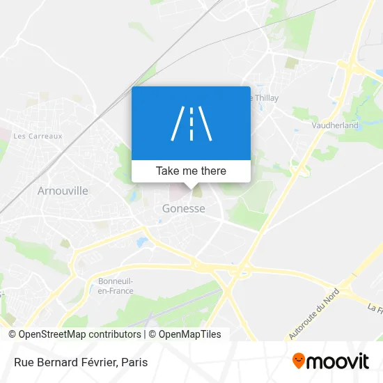 Rue Bernard Février map