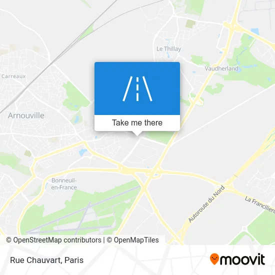 Rue Chauvart map
