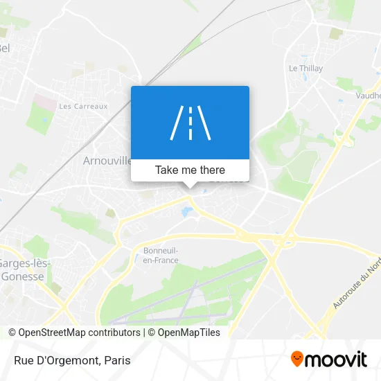 Rue D'Orgemont map