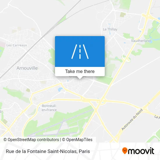 Rue de la Fontaine Saint-Nicolas map