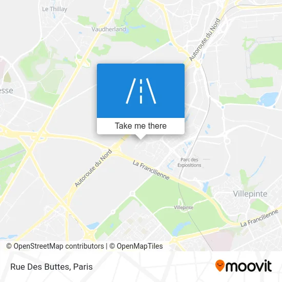 Rue Des Buttes map