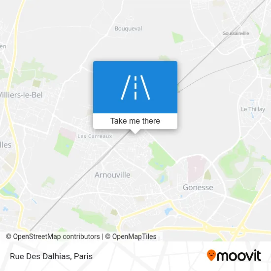 Rue Des Dalhias map