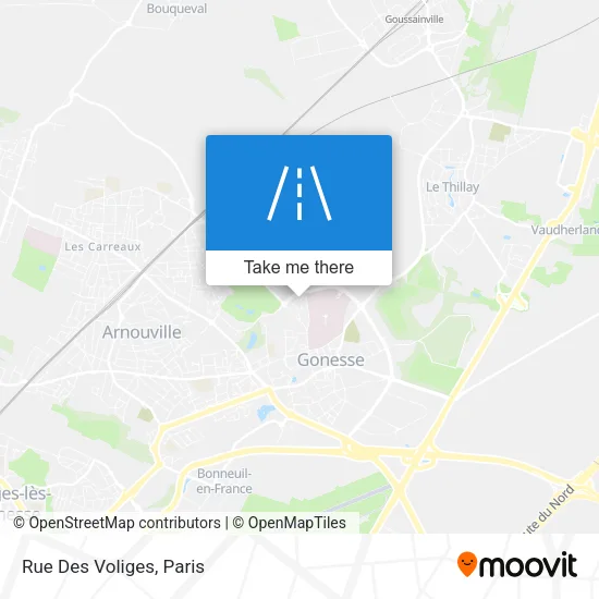 Rue Des Voliges map