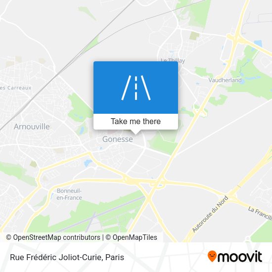 Rue Frédéric Joliot-Curie map