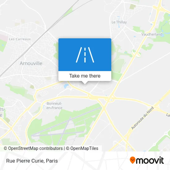 Rue Pierre Curie map