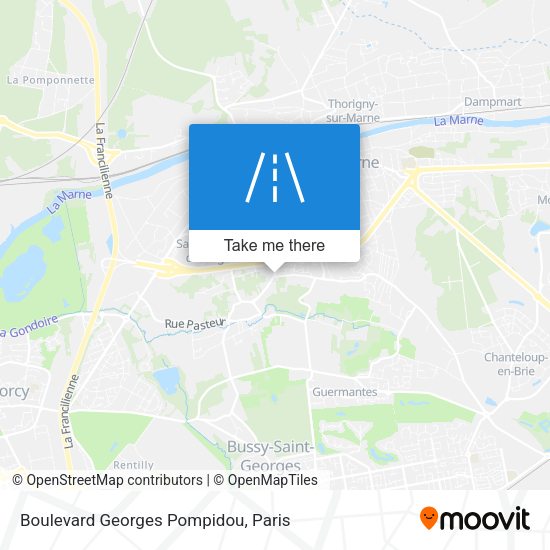 Boulevard Georges Pompidou map