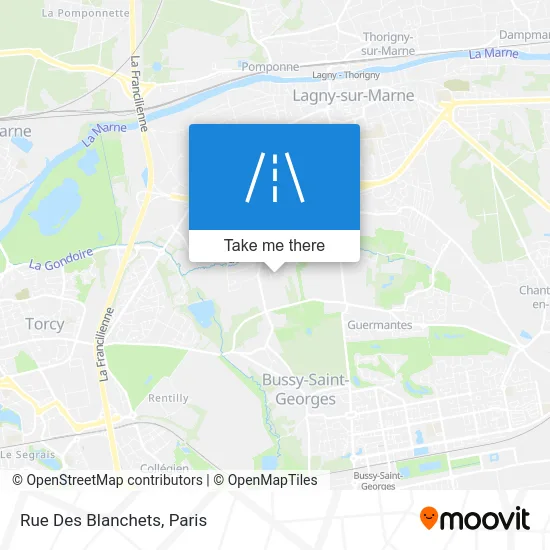 Rue Des Blanchets map