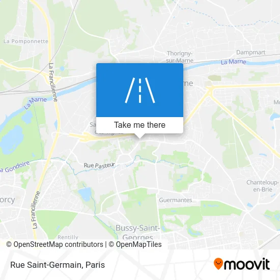 Rue Saint-Germain map