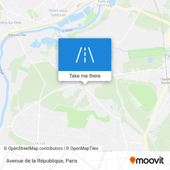 Avenue de la République map