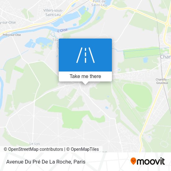Avenue Du Pré De La Roche map