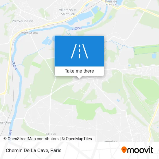 Chemin De La Cave map