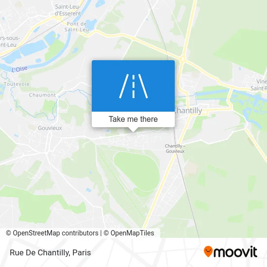 Rue De Chantilly map