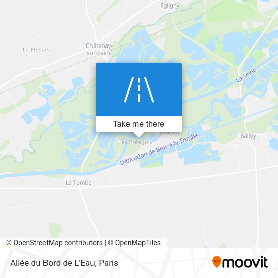 Allée du Bord de L'Eau map