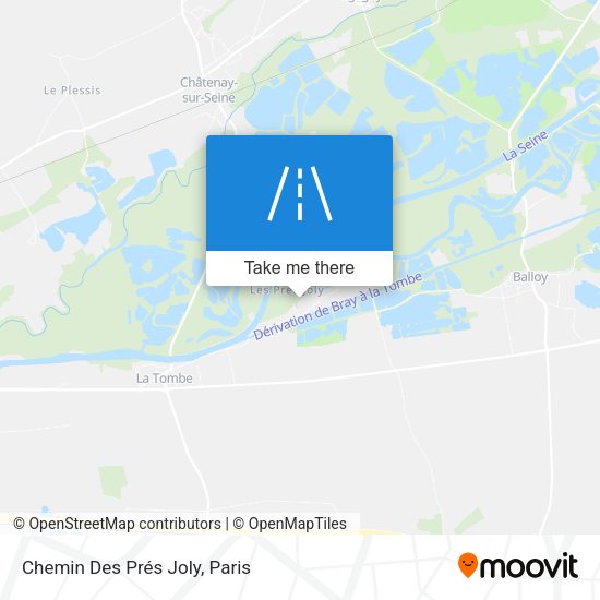 Chemin Des Prés Joly map