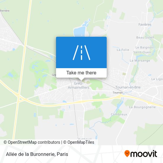 Allée de la Buronnerie map