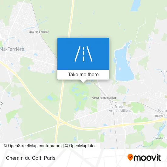 Chemin du Golf map