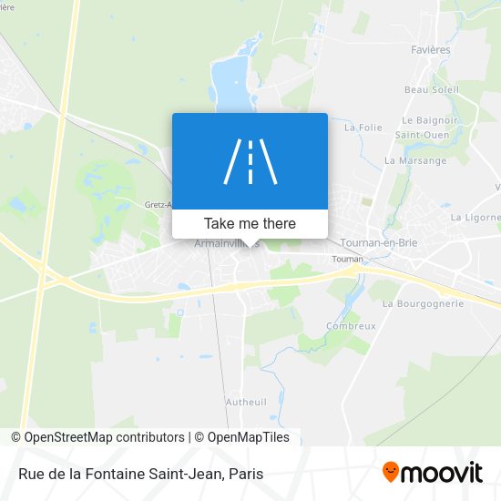 Rue de la Fontaine Saint-Jean map