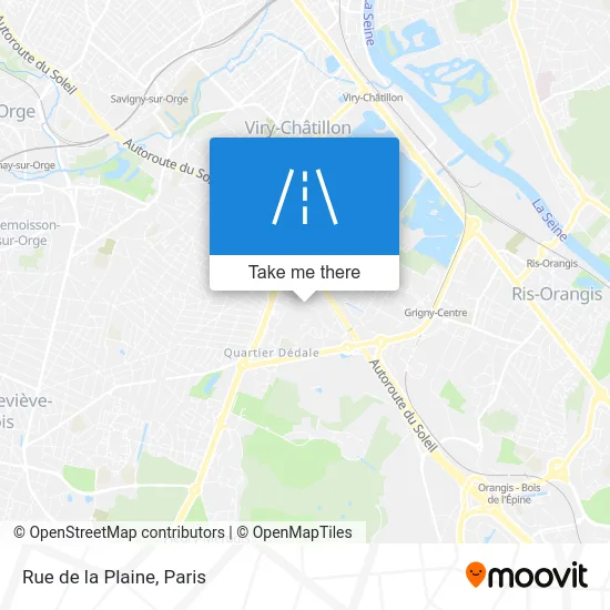 Rue de la Plaine map