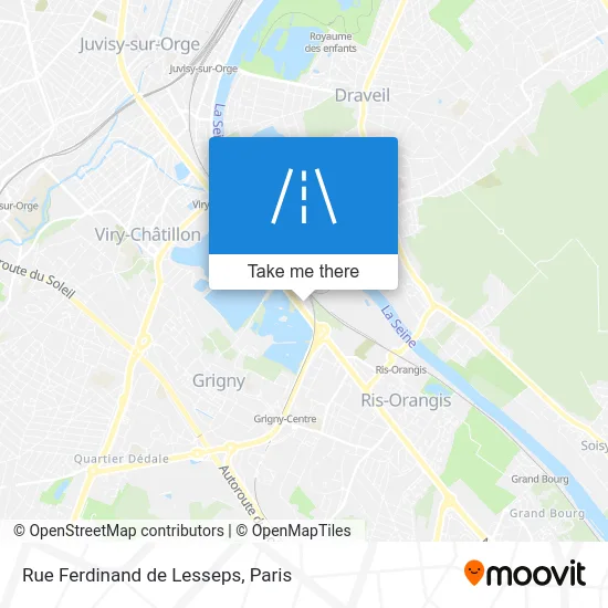 Rue Ferdinand de Lesseps map