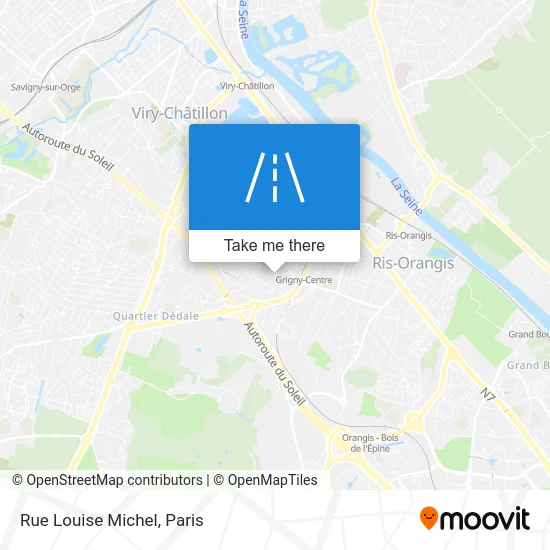 Rue Louise Michel map