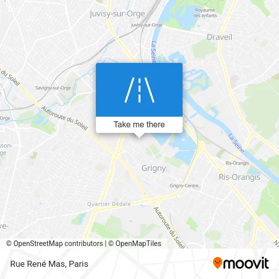 Rue René Mas map