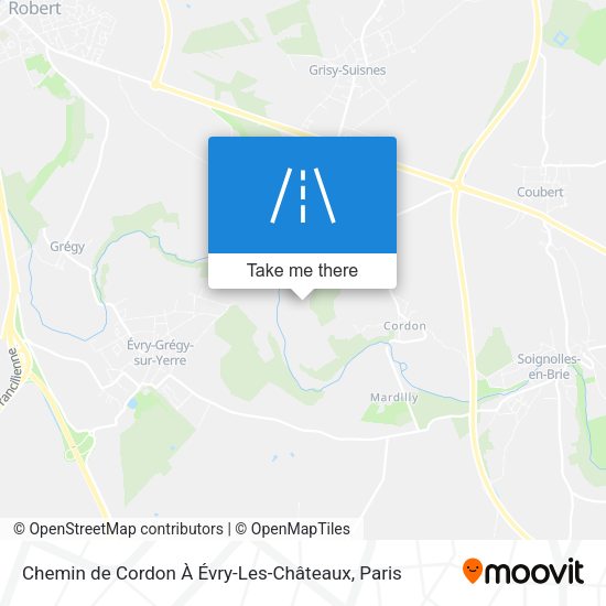 Chemin De Cordon À Évry-Les-Châteaux map