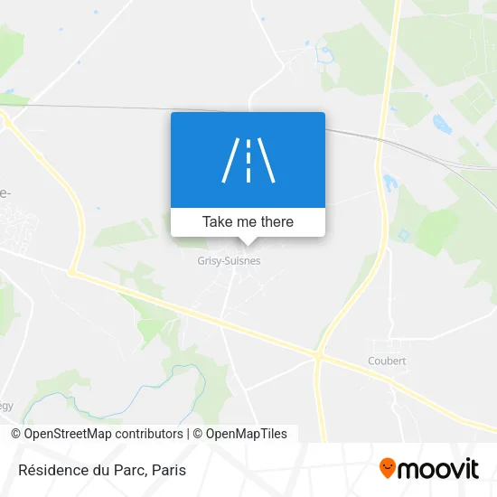 Résidence du Parc map