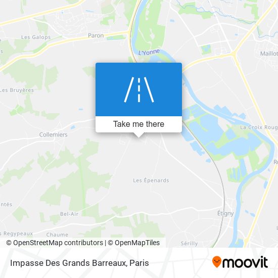 Impasse Des Grands Barreaux map
