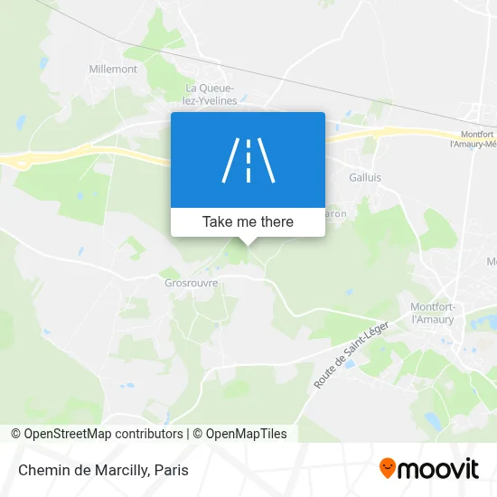 Chemin de Marcilly map