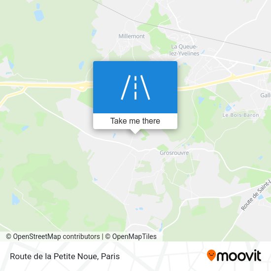 Route de la Petite Noue map