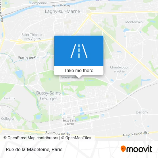 Rue de la Madeleine map