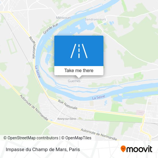 Impasse du Champ de Mars map