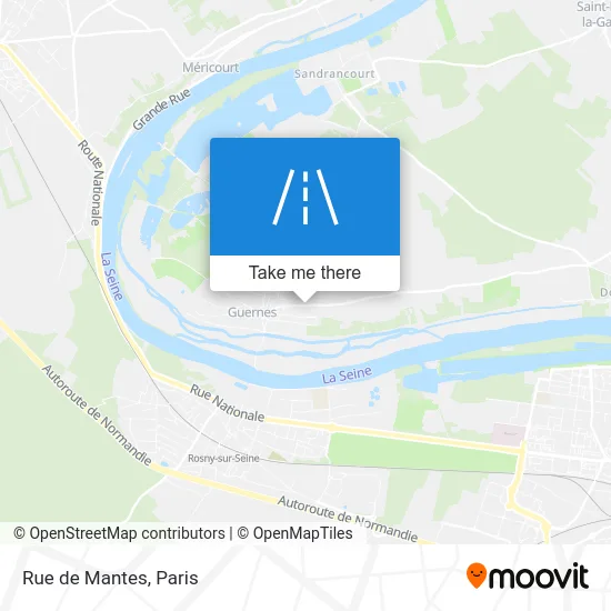 Rue de Mantes map
