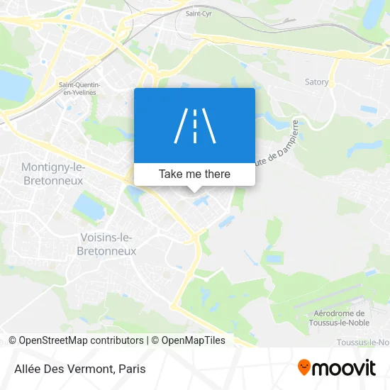 Allée Des Vermont map