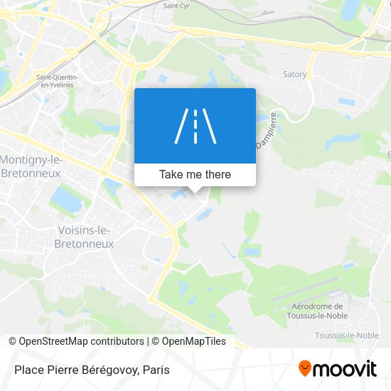 Place Pierre Bérégovoy map