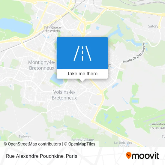 Rue Alexandre Pouchkine map