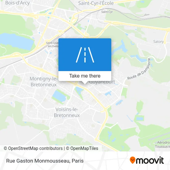 Rue Gaston Monmousseau map