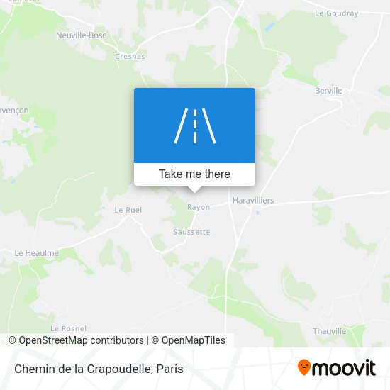 Chemin de la Crapoudelle map