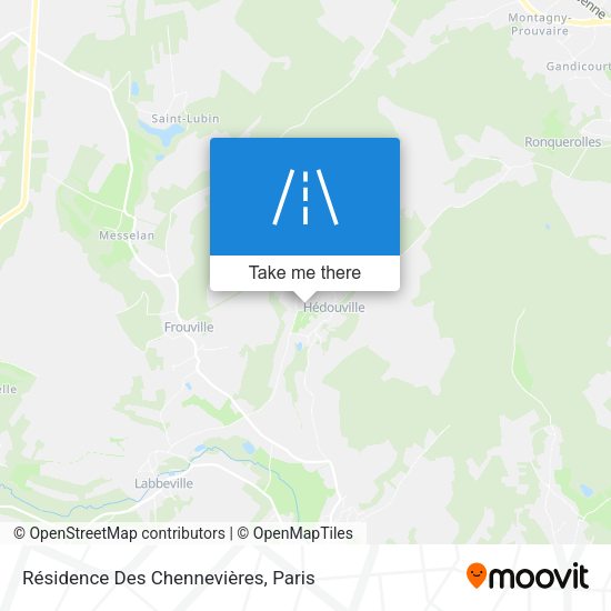 Résidence Des Chennevières map