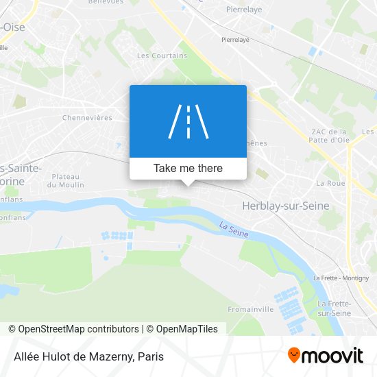 Allée Hulot de Mazerny map