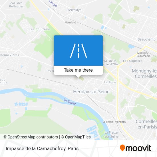 Impasse de la Camachefroy map